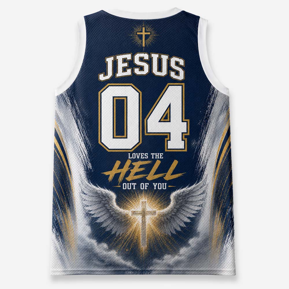 Angel Graphic Graphic Mesh Jersey Tank Top