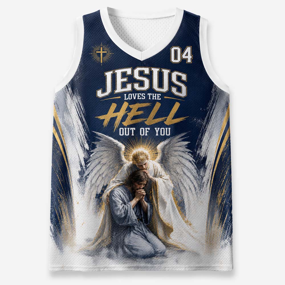 Angel Graphic Graphic Mesh Jersey Tank Top