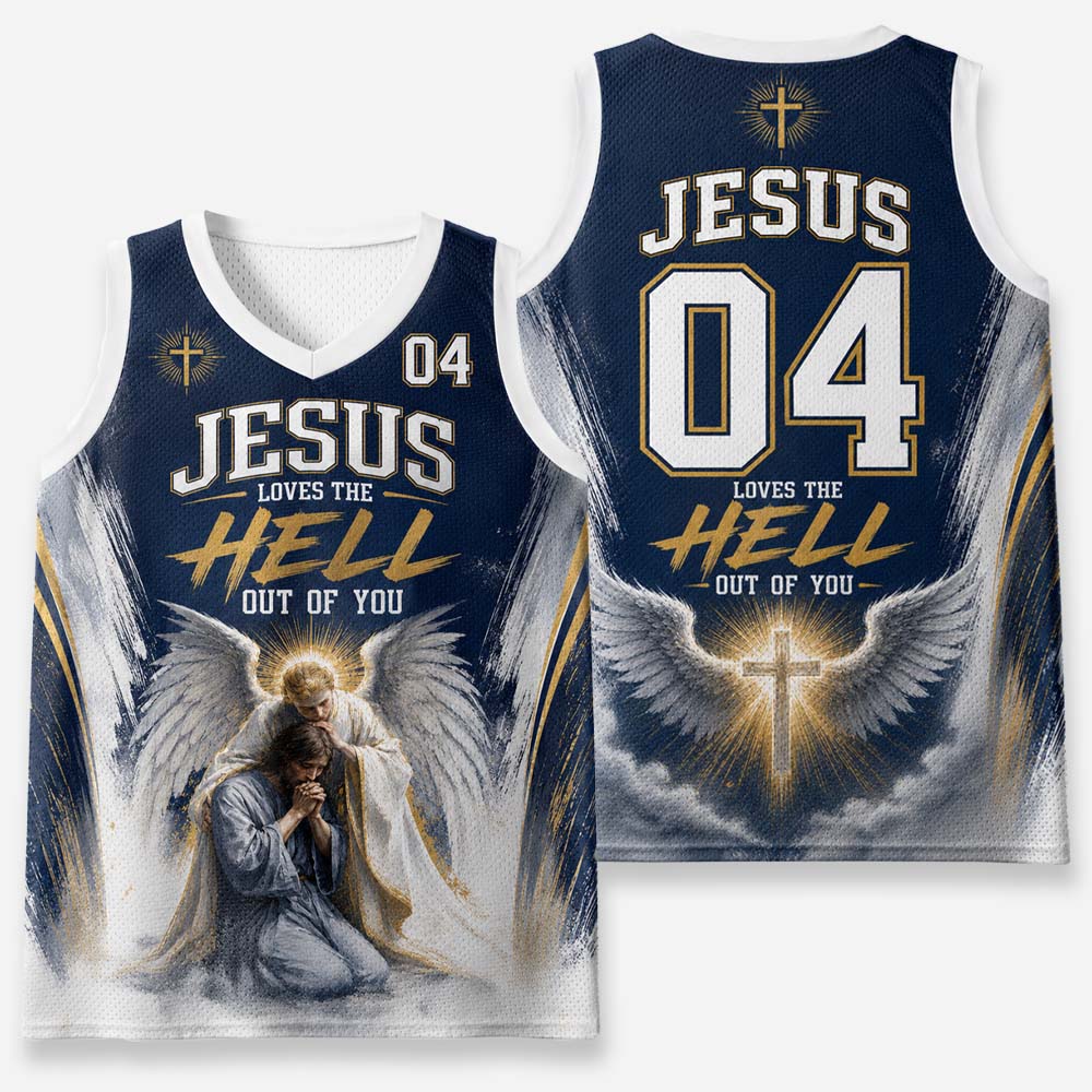 Angel Graphic Graphic Mesh Jersey Tank Top
