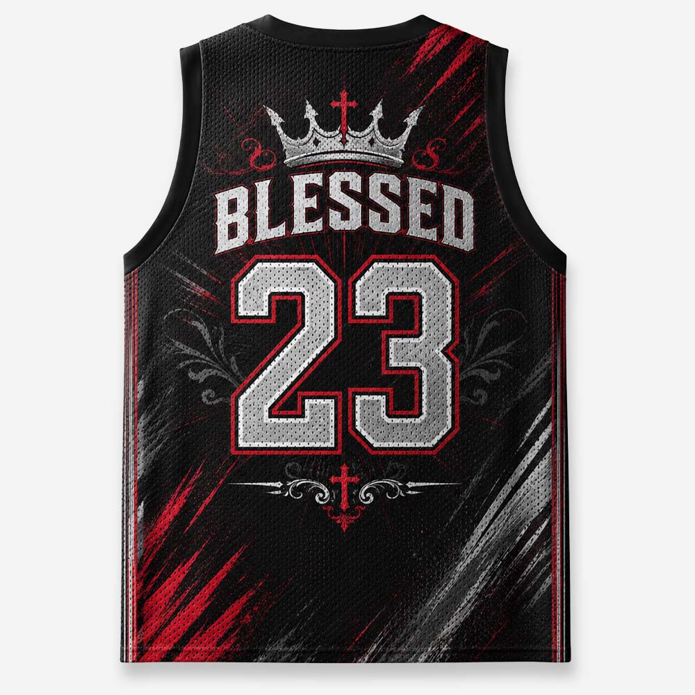 King Statement Graphic Mesh Jersey Tank Top