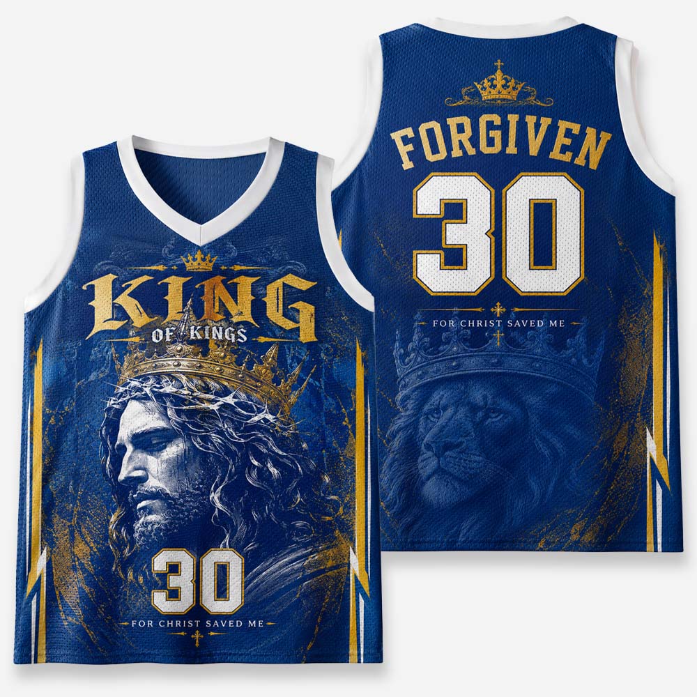 King Portrait Graphic Mesh Jersey Tank Top