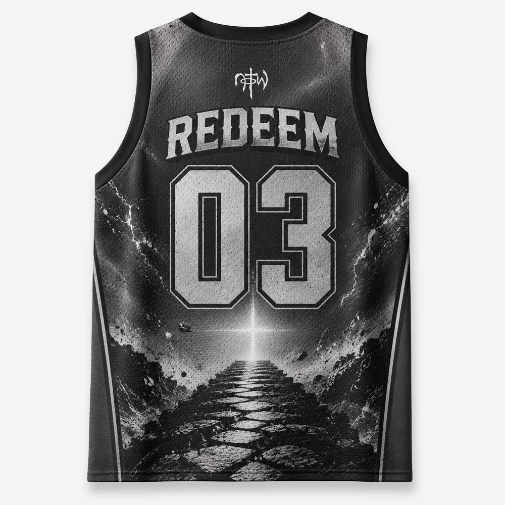 Impossible Path Graphic Mesh Jersey Tank Top