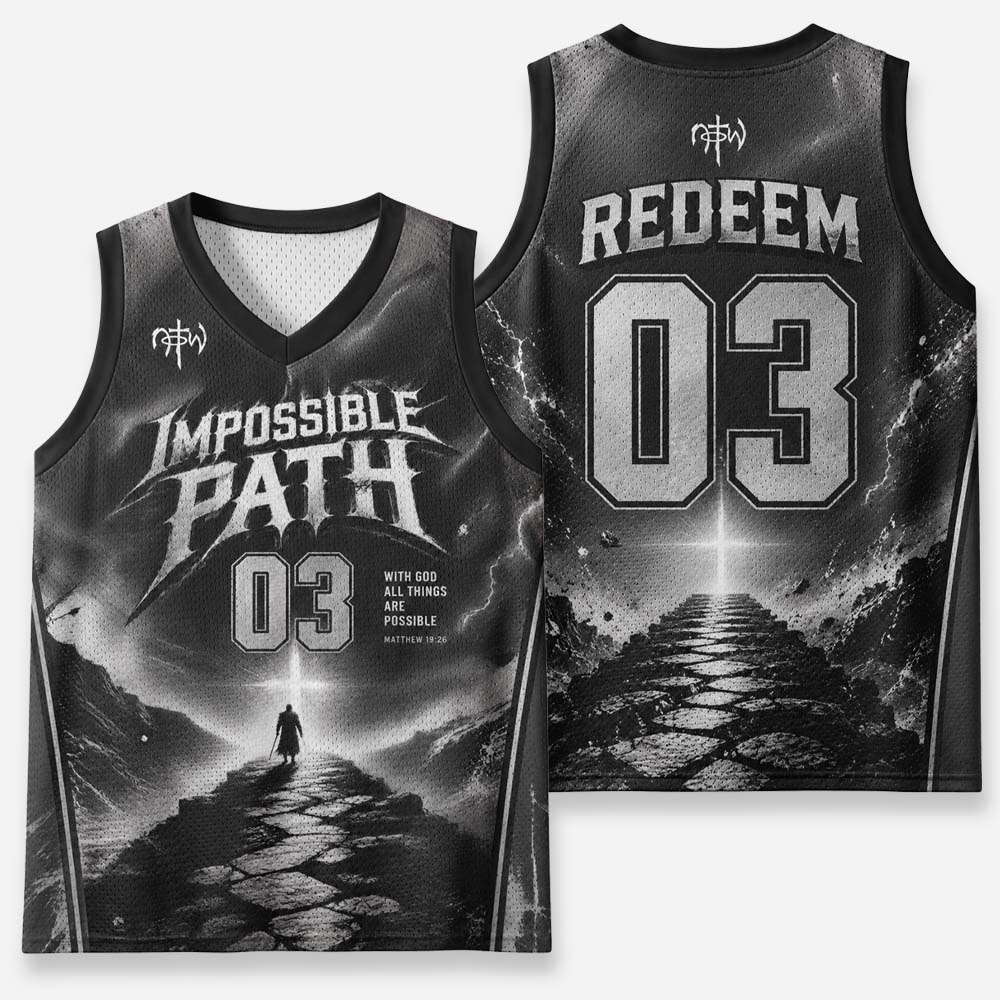 Impossible Path Graphic Mesh Jersey Tank Top