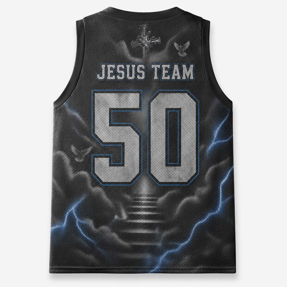 Cloud Stairway Graphic Mesh Jersey Tank Top