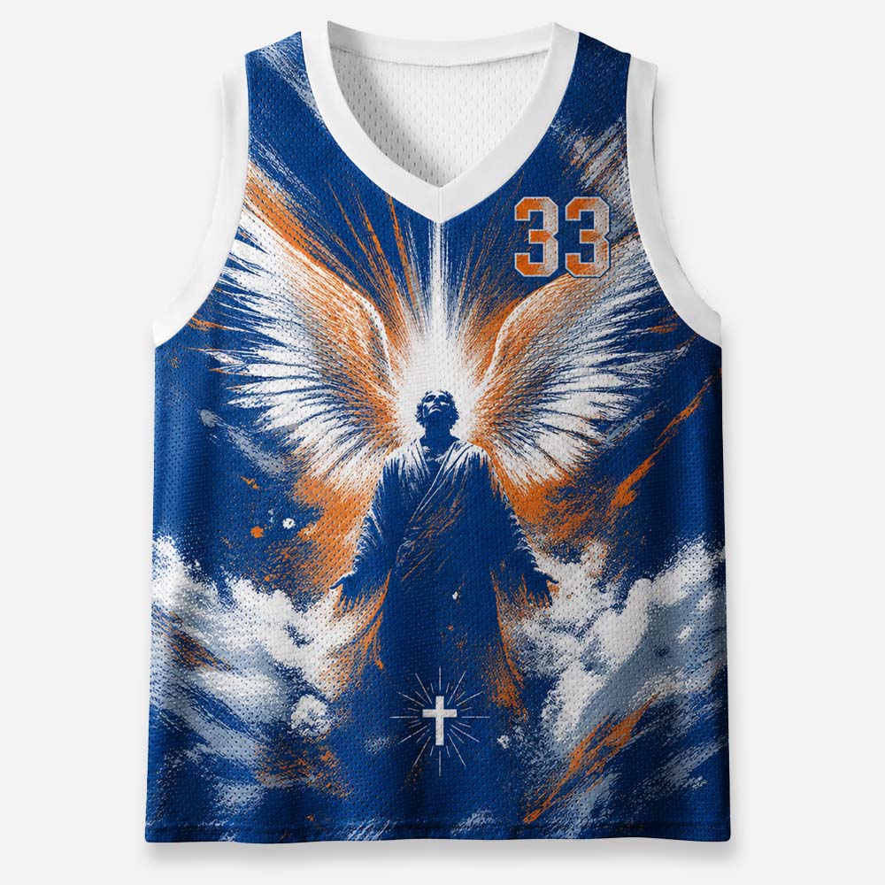 Golden Wings Graphic Mesh Jersey Tank Top
