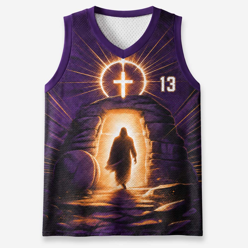 Resurrection Graphic Mesh Jersey Tank Top