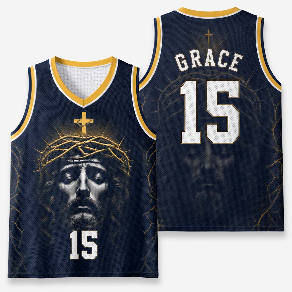 Thorn Crown Graphic Mesh Jersey Tank Top