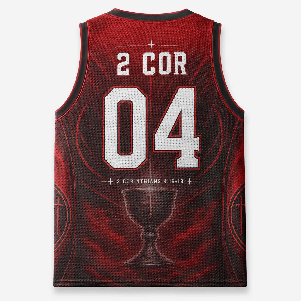 Crimson Hope Graphic Mesh Jersey Tank Top