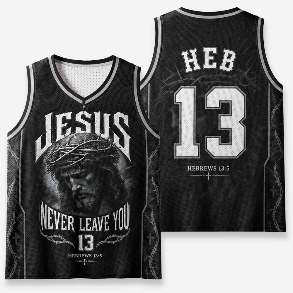Never Leave You Graphic Mesh Jersey Tank Top