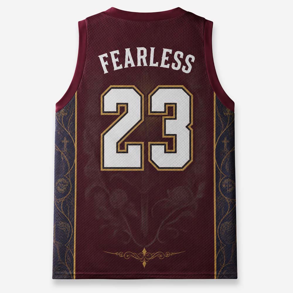 Sovereign Grace Blade Floral Graphic Mesh Jersey Tank Top