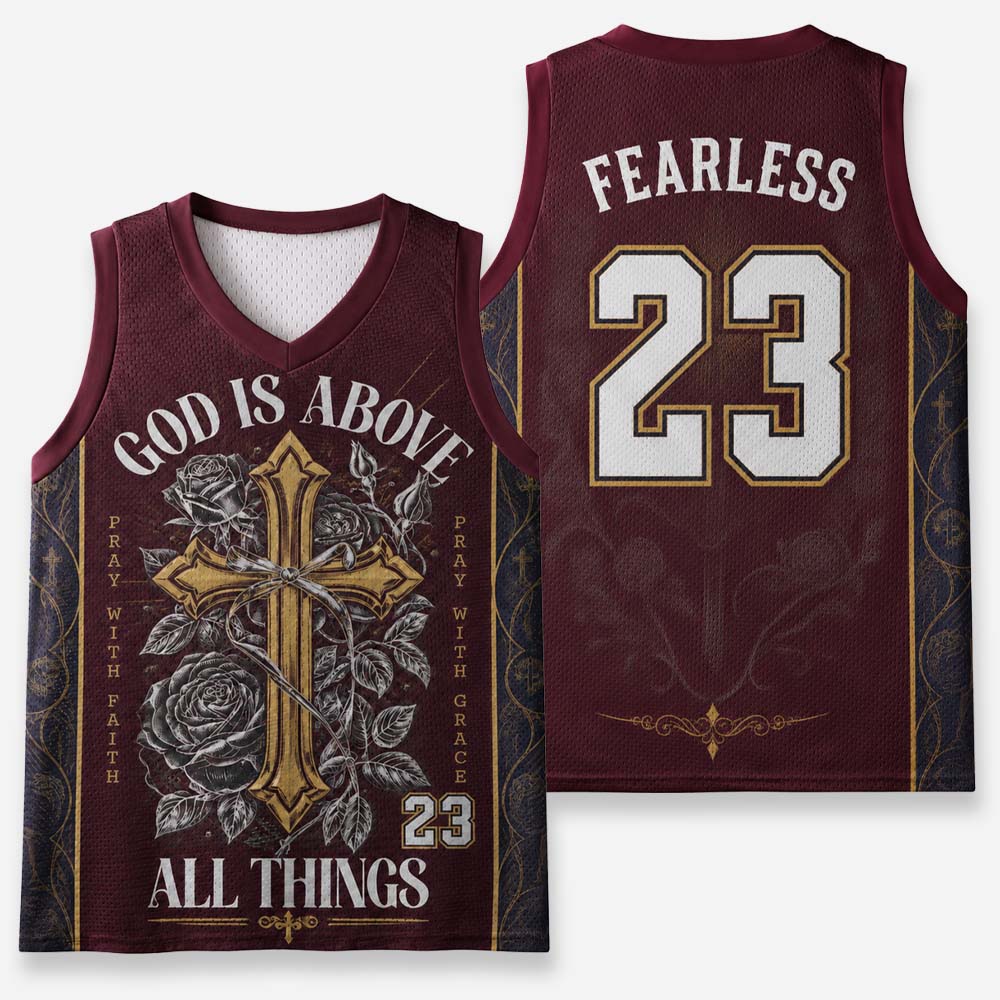 Sovereign Grace Blade Floral Graphic Mesh Jersey Tank Top