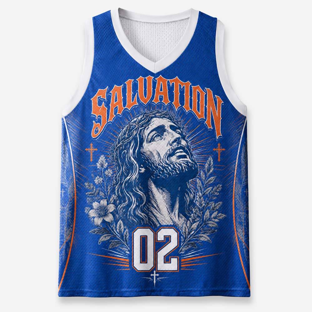 Scarlet Reverie Thorns Portrait Graphic Mesh Jersey Tank Top