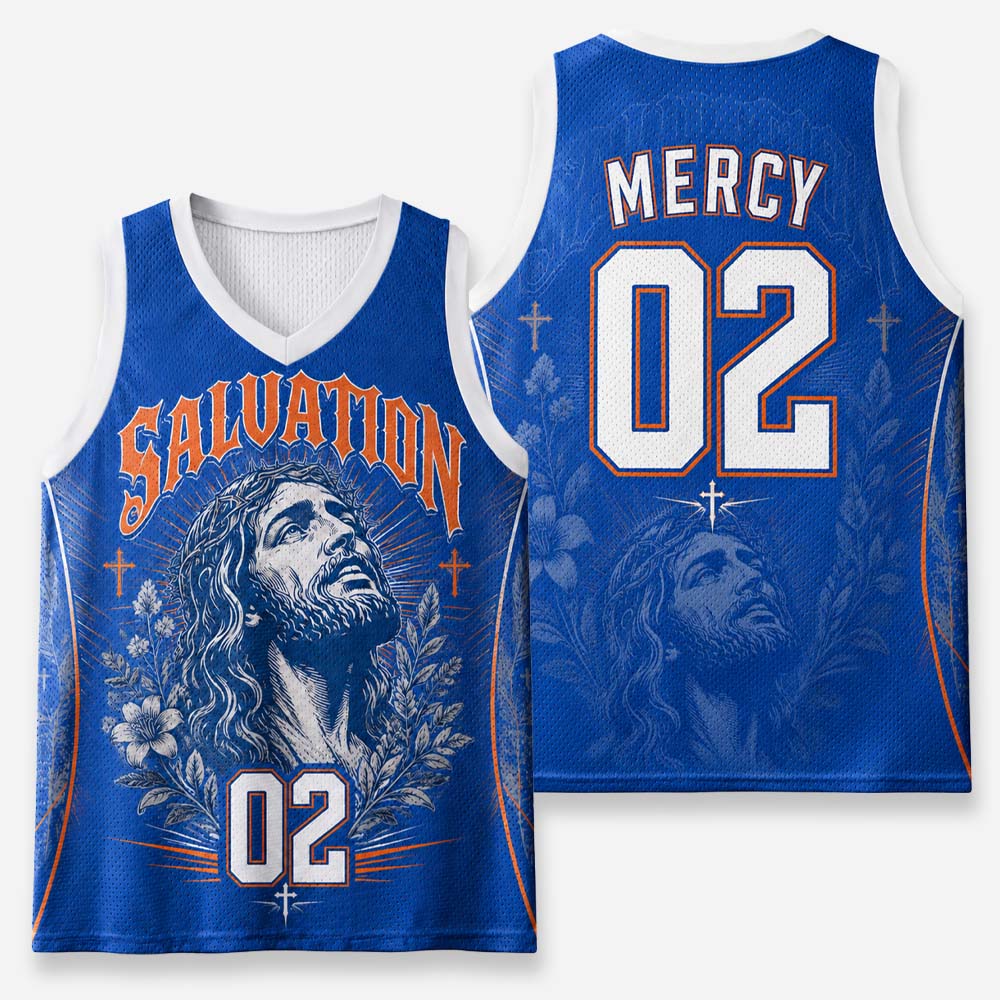 Scarlet Reverie Thorns Portrait Graphic Mesh Jersey Tank Top