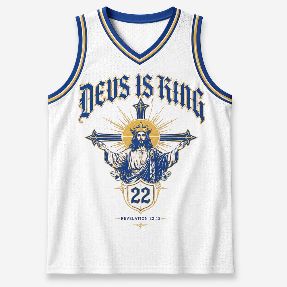 Crown Statement Graphic Mesh Jersey Tank Top