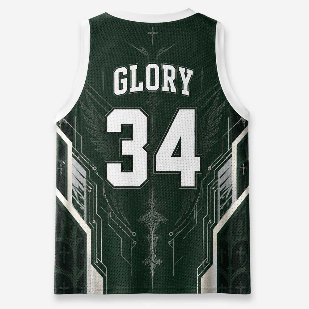 Winged Tech Emblem Graphic Mesh Jersey Tank Top
