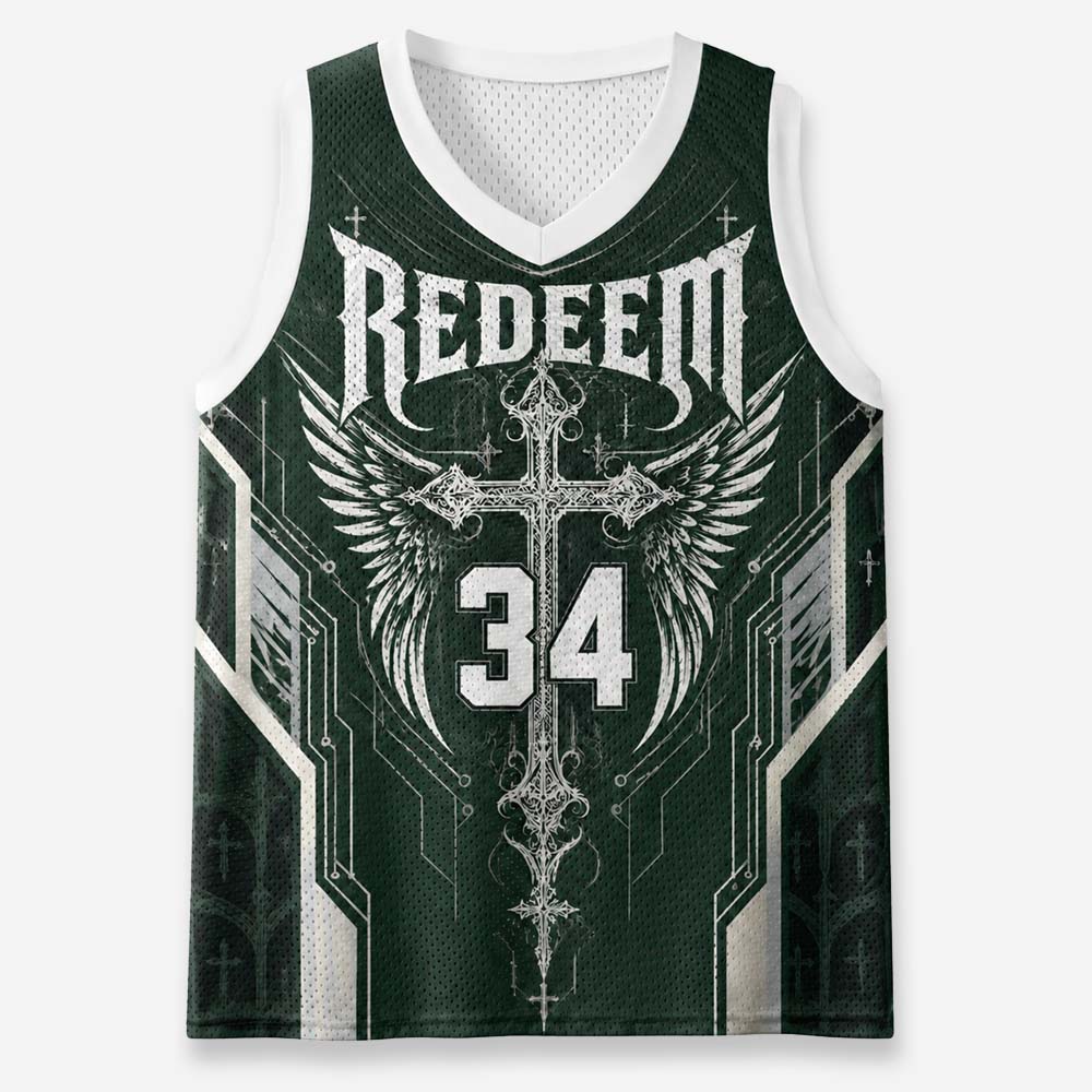 Winged Tech Emblem Graphic Mesh Jersey Tank Top