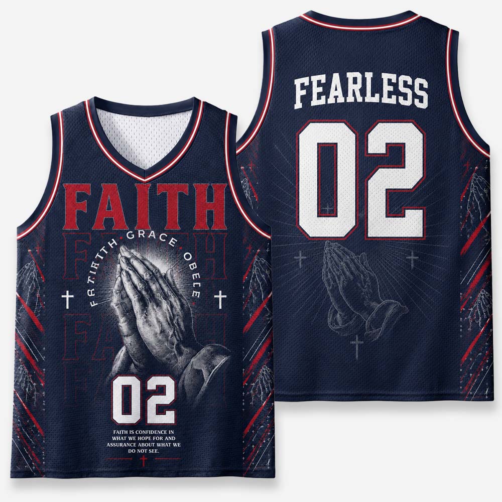 Clasped Hands Graphic Mesh Jersey Tank Top