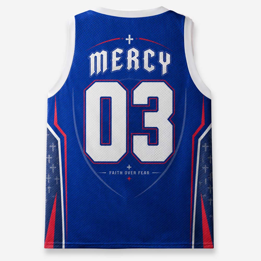 Fearless Graphic Mesh Jersey Tank Top