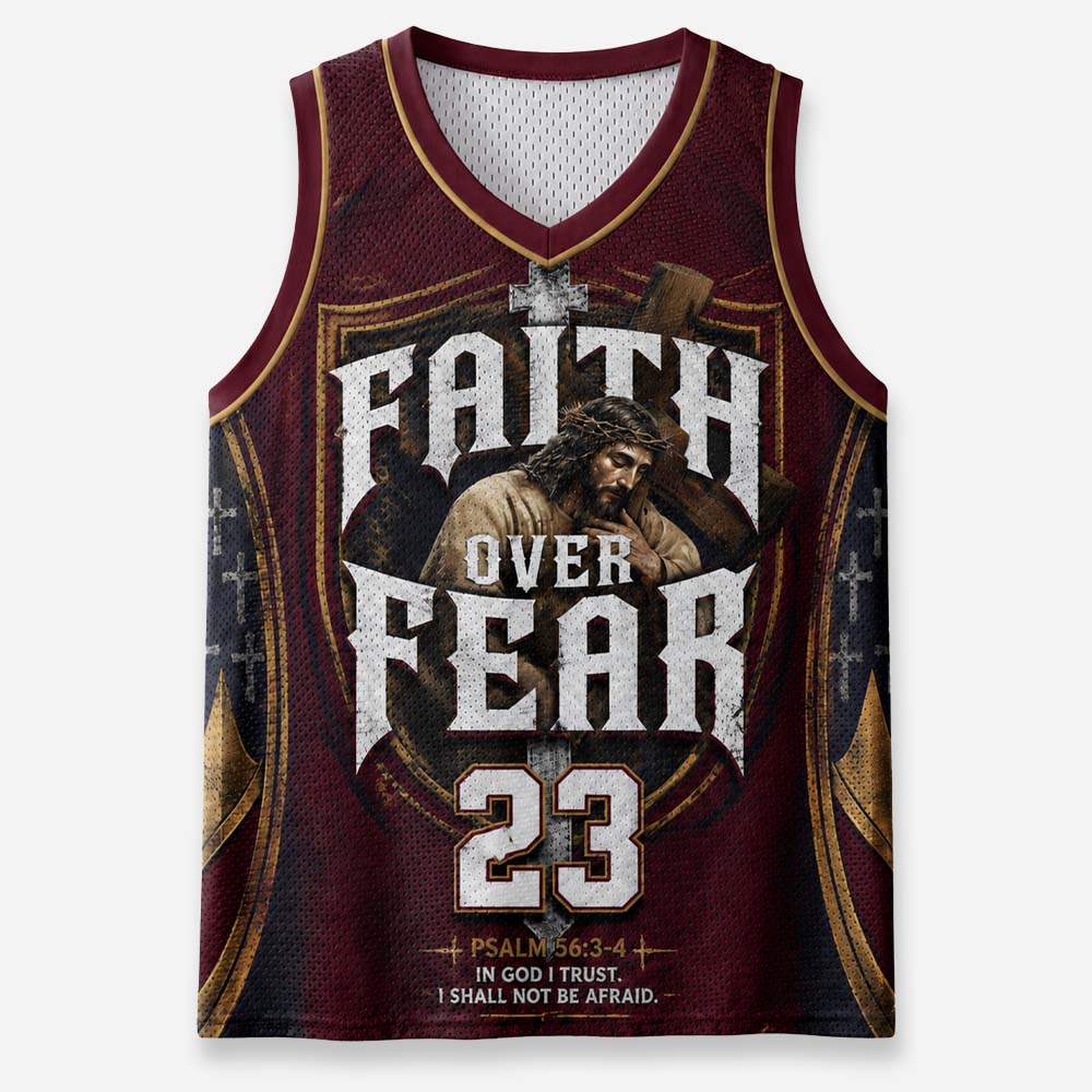 Fearless Graphic Mesh Jersey Tank Top