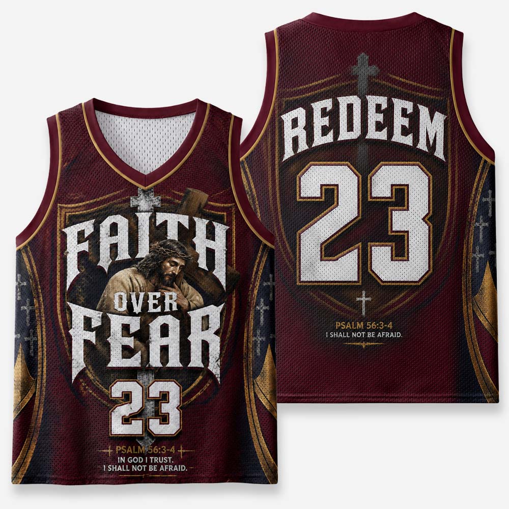 Fearless Graphic Mesh Jersey Tank Top