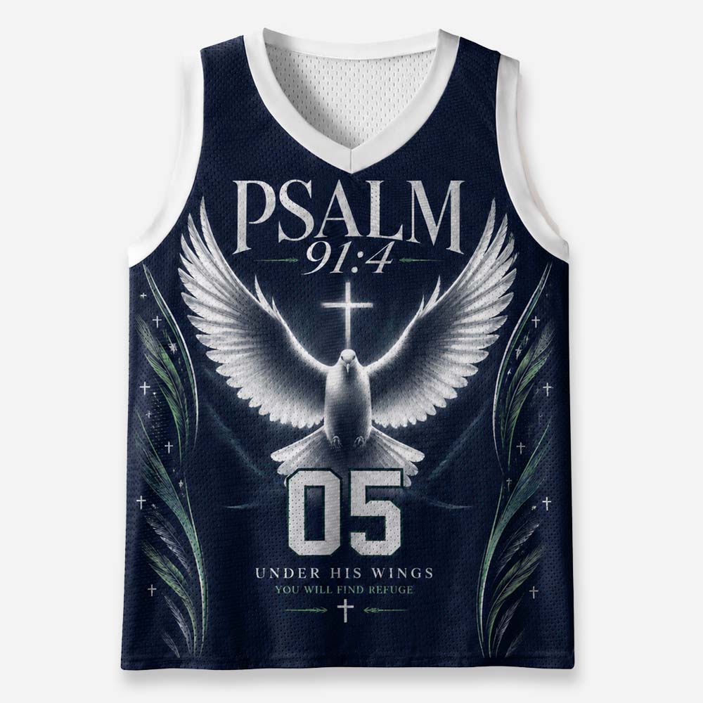 Dove Graphic Mesh Jersey Tank Top