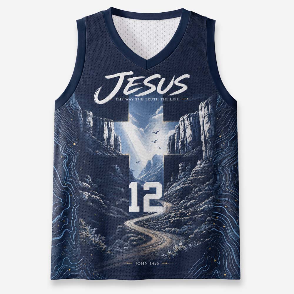 Canyon Path Graphic Mesh Jersey Tank Top