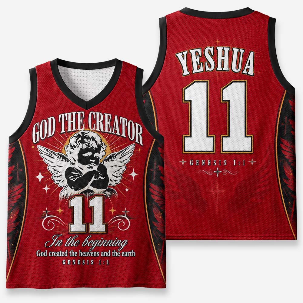 Angel Graphic Graphic Mesh Jersey Tank Top
