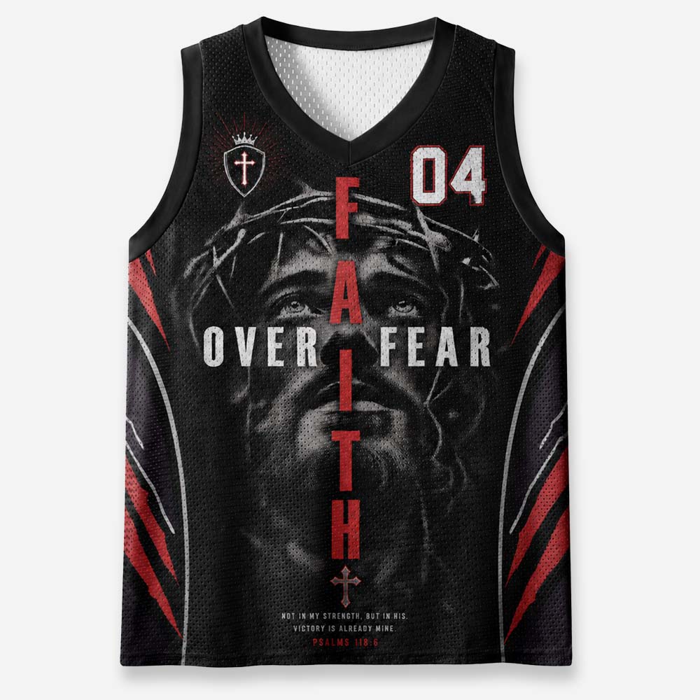 Fearless Graphic Mesh Jersey Tank Top