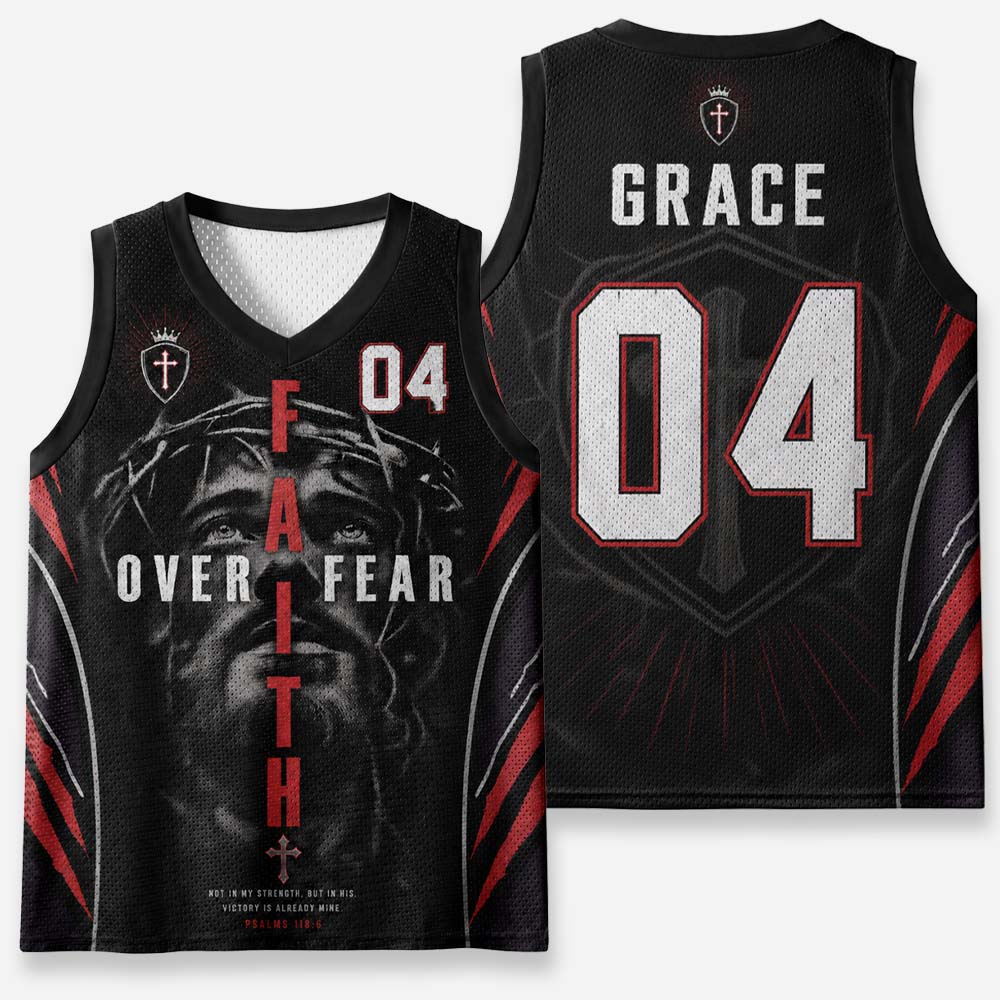 Fearless Graphic Mesh Jersey Tank Top