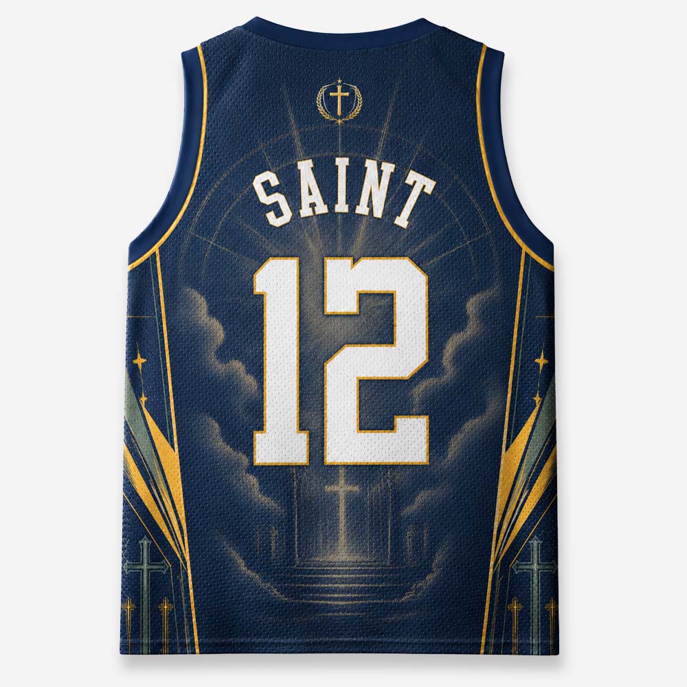 Rise In Light Graphic Mesh Jersey Tank Top