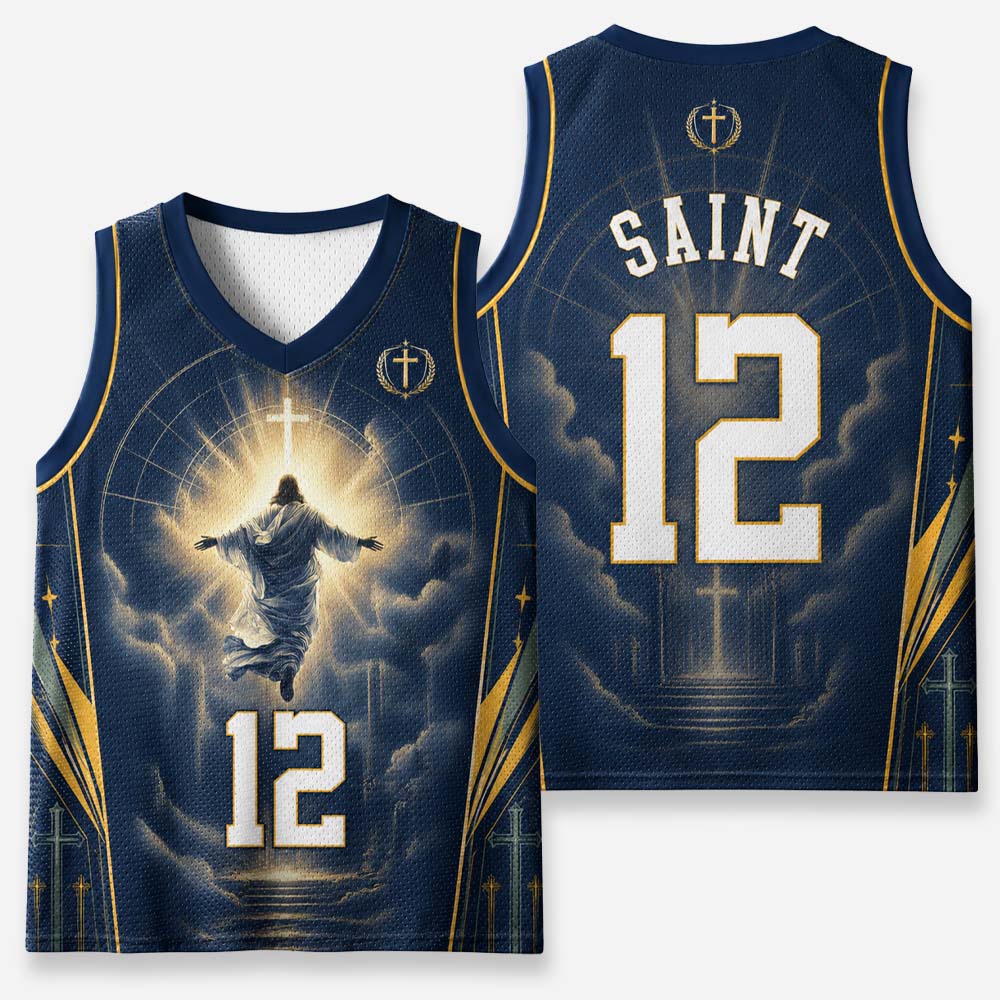 Rise In Light Graphic Mesh Jersey Tank Top
