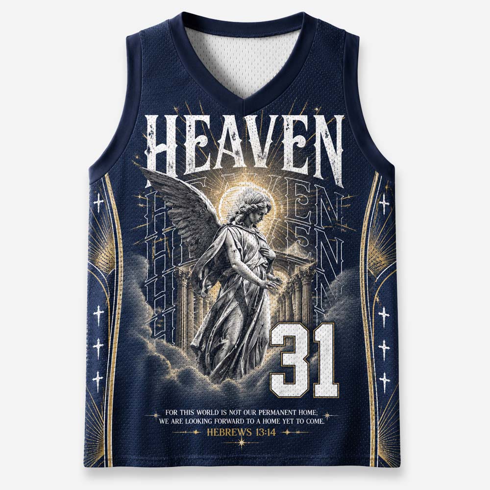 Heaven Graphic Mesh Jersey Tank Top
