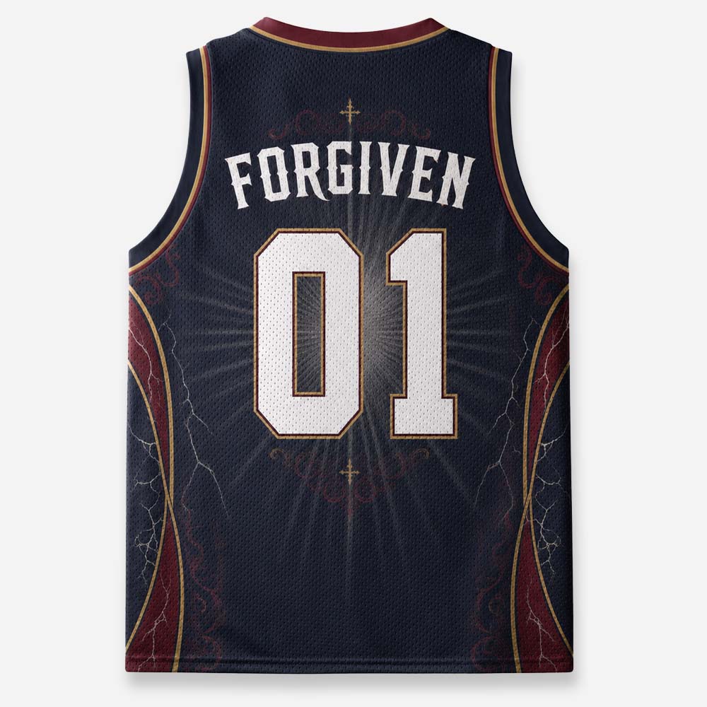 Forgiveness Graphic Mesh Jersey Tank Top