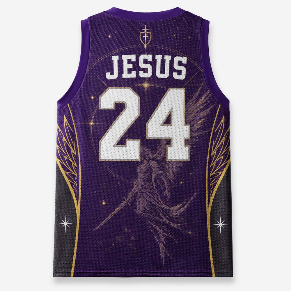 Winged Sentinel Graphic Mesh Jersey Tank Top