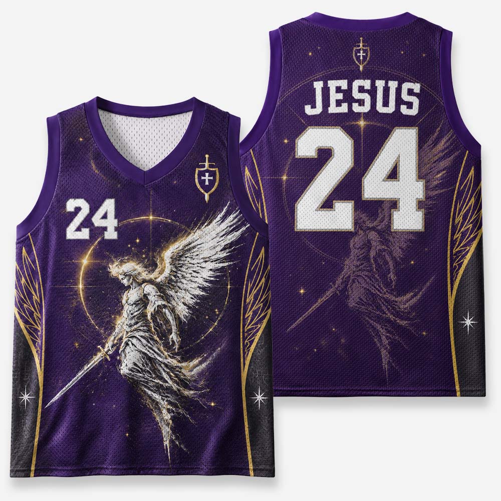 Winged Sentinel Graphic Mesh Jersey Tank Top