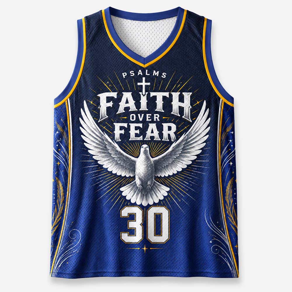 Fearless Dove Graphic Mesh Jersey Tank Top