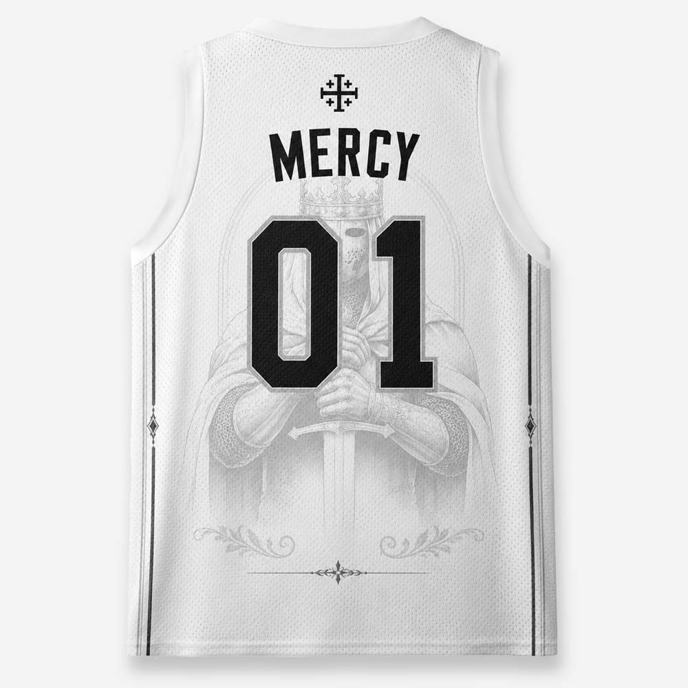Masked King Graphic Mesh Jersey Tank Top