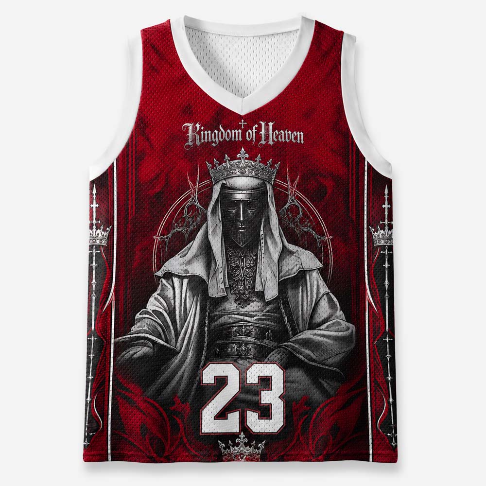 Masked King Graphic Mesh Jersey Tank Top