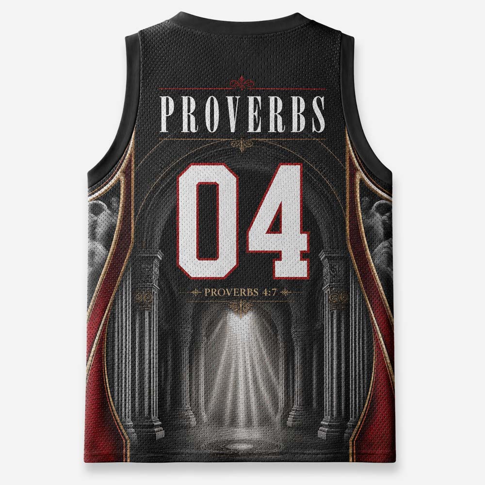 Wisdom Graphic Mesh Jersey Tank Top