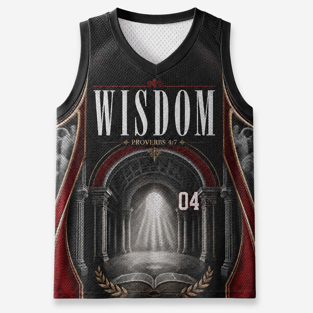 Wisdom Graphic Mesh Jersey Tank Top