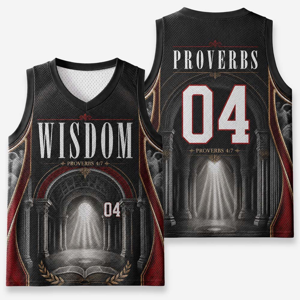 Wisdom Graphic Mesh Jersey Tank Top