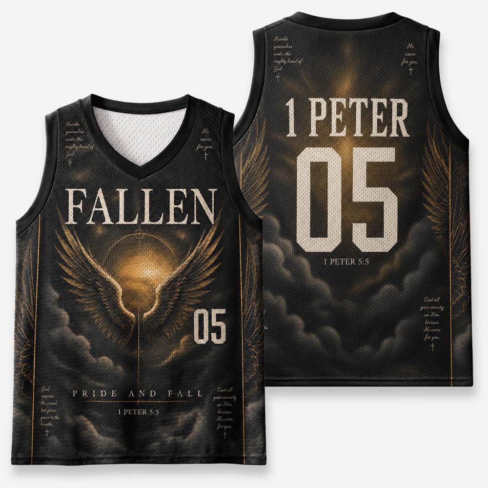 Fallen Graphic Mesh Jersey Tank Top