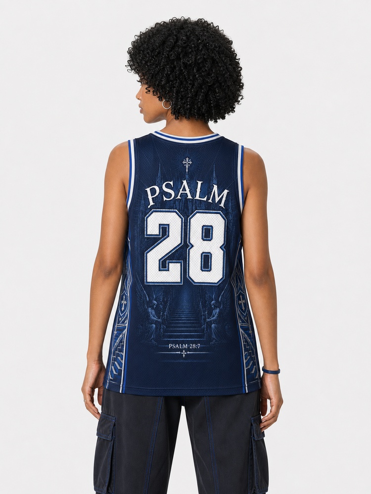 Fortress Strength Graphic Mesh Jersey Tank Top
