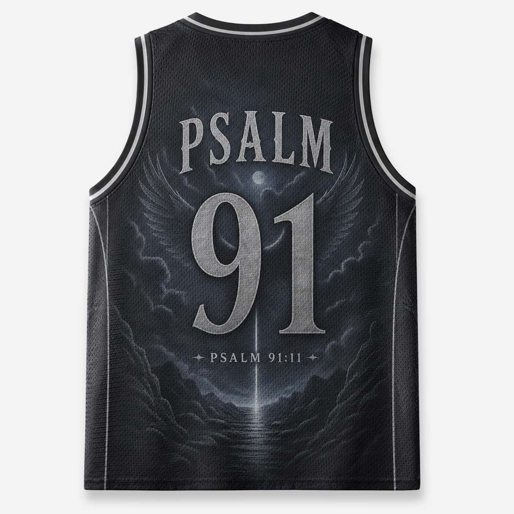 Angel Path Graphic Mesh Jersey Tank Top