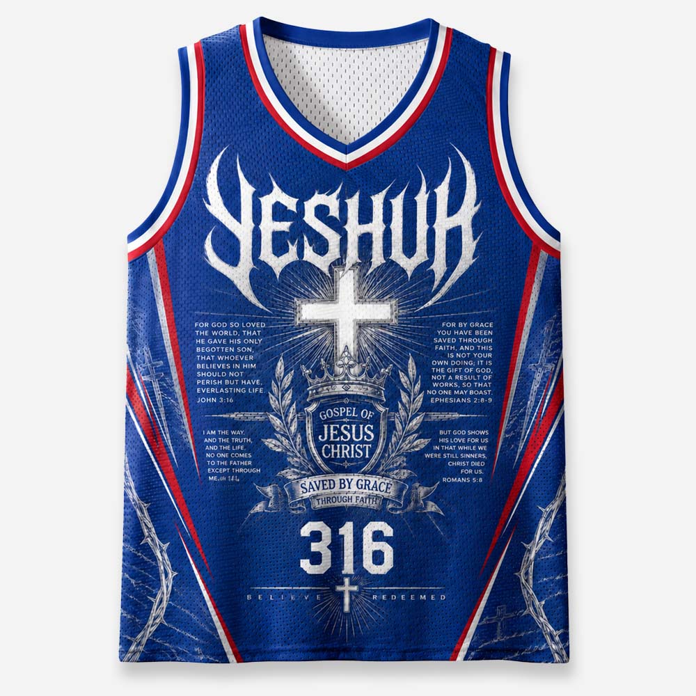 Forgiveness Graphic Mesh Jersey Tank Top