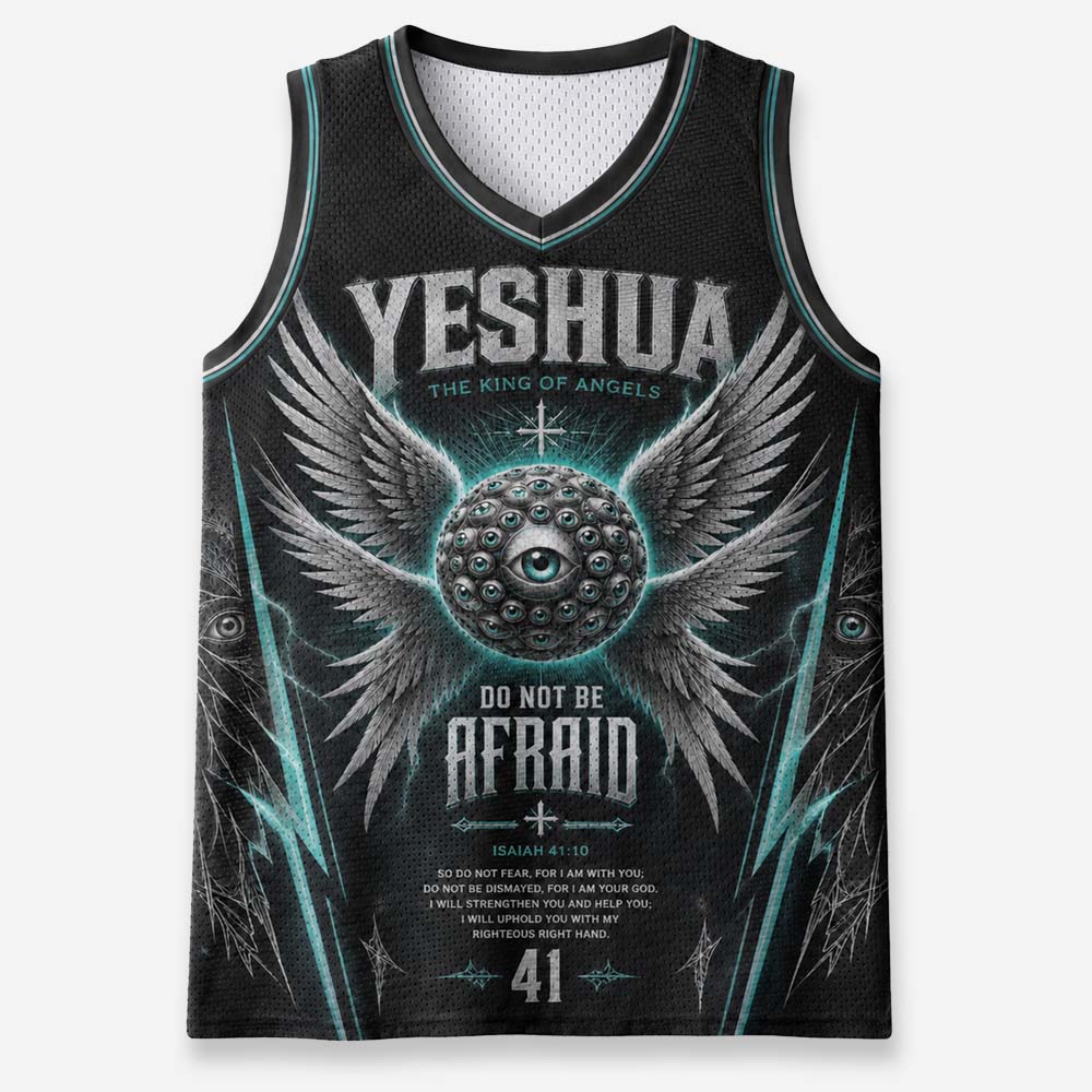 Fearless Eye Wing Graphic Mesh Jersey Tank Top