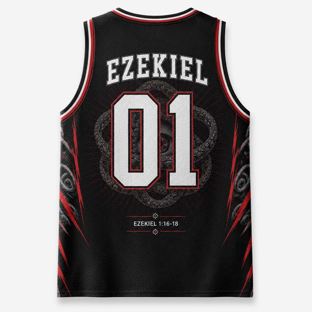 Blood Graphic Mesh Jersey Tank Top