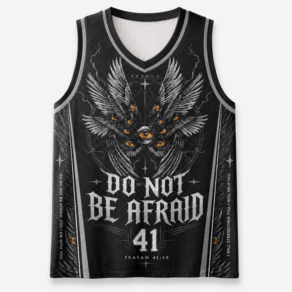 Fearless Eye Wing Graphic Mesh Jersey Tank Top