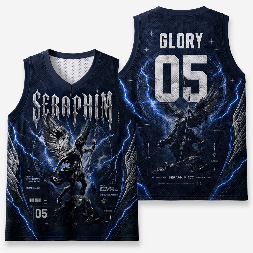 Eye Wing Warrior Graphic Mesh Jersey Tank Top