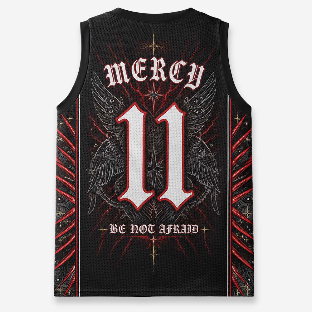 Fearless Eye Wing Graphic Mesh Jersey Tank Top